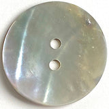 Moonrise Mother of Pearl Shell, 7/8" Iridescent 2-Hole Button 23mm #SK-0029