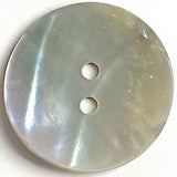 Re-Stocked, Moonrise Mother of Pearl Shell, 1" Iridescent 2-Hole Button 25mm #SK-0030