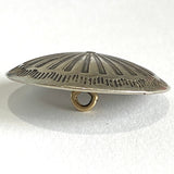 Re-Stocked, Agave Flower Southwest Concho Button 1-1/4" Shank Back Nickel Silver  #SW-217