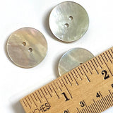 Moonrise Mother of Pearl Shell, 7/8" Iridescent 2-Hole Button 23mm #SK-0029