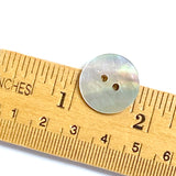 Moonrise Mother of Pearl Shell, 3/4" Iridescent 2-Hole Button 19mm #SK-0028