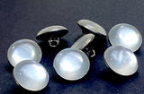 Re-Stocked, 1/2" White Faux Pearl Western Shirt Buttons Not Snaps, Shank Back 13mm / 1/2", Pack of 18  #KB-942