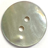Moonrise Mother of Pearl Shell, 3/4" Iridescent 2-Hole Button 19mm #SK-0028