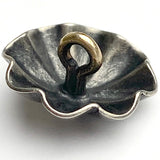 Re-Stocked 5/8" Repousse 8 Petals, Nickel Silver Shank Back Southwest Button 16mm USA-Made Shank Back  # SW-269
