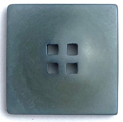 Re-Stocked, Steel Blue Square Corozo/Tagua "Five Squares Flat Pillow",  9/16" #SK-514