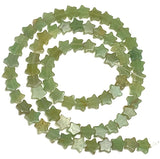 Re-Stocked Green Star Tiny Aventurine  Beads, 1/4" Strand of 70+ Beads, #LP-114
