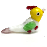 Bird Bead Lampwork Glass, Various Colors Handmade 1-1/8" x 3/4"   #LP-05