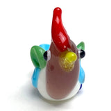 Bird Bead Lampwork Glass, Various Colors Handmade 1-1/8" x 3/4"   #LP-05