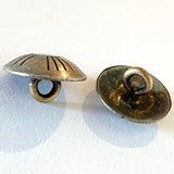 Re-Stocked, Small Rustic Silver Zia Symbol 1/2" Shank Back Southwest Button  #SW-30