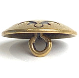 Four Directions 5/8" Brass Southwest Concho Shank Back Button.  #SW-34