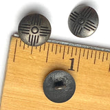 SALE,  1/2" Zia, "Antique" Rustic Dark Small Shank Back  #SW-90