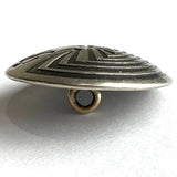 Re-Stocked, Man in the Maze Southwest Button 1" Nickel Silver Made in CO #SW-251