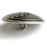 Man in the Maze I'itoi Balance and Harmony 1" Southwest Button Nickel Silver Shank Back, #SW-251