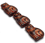 Copper Cat, Czech Glass Beads 11/16" / 17mm, Pack of TWO Kitties,  #L-972