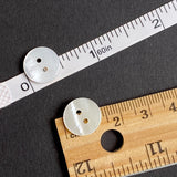 Re-Stocked BULK DEAL White to Butterscotch Mix, 1/2" Pearl Shell, Iridescent 2-Hole MOP Buttons 13mm, PACK OF 500 #LP-123