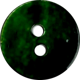 Re-Stocked 1/2" Dark Green Shiny Pearl Shell Button, 2-hole 13mm, #D-190