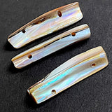 Natural Real MOP Iridescent Shell Iridescent 1.5" Toggles / Buttons, Pack of 20 #LP-108