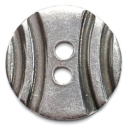 "Dora" Danforth Pewter Button, 2-hole 7/8" USA Made, #FJ-56
