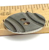 "Dora" Danforth Pewter Button, 2-hole 7/8" USA Made, #FJ-56
