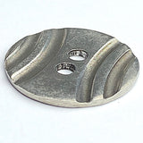 "Dora" Danforth Pewter Button, 2-hole 7/8" USA Made, #FJ-56