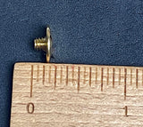 Small Chicago Screws, 1/8" post length, for our SW Styles of Southwest Buttons
