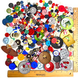 Button Fun Mix, Kids, Hearts, Letters, Animals Etc. ONE POUND of New Plastic/Resin Buttons #PIE-2