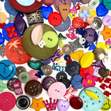 Button Fun Mix, Kids, Hearts, Letters, Animals Etc. ONE POUND of New Plastic/Resin Buttons #PIE-2