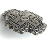 Re-Stocked, Santa Fe Cross Silver Concho 1-1/4" Screwback  #SWM-18   1.25"