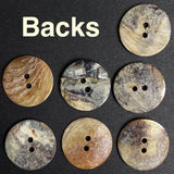 Moonrise Mother of Pearl Shell, 13/16" Iridescent 2-Hole Button 20mm PACK OF 32 #KB-968-
