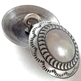 Morning Song 5/8" Concho Button Nickel Silver Shank Back  #SW-79-DF-03