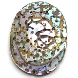 Abalone Cabochon Ovals Including Strong Colors, 5/8" x 1/2", Pack of 65 #CL-22