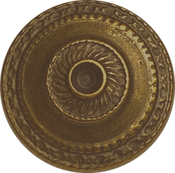 Almost Free, 80+ Buttons, Toltec Antique Brass 11/16", 18mm, Shank Back # FJ-58