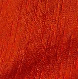 Solid Slubby Deep Bright Rust Vintage Kimono Silk from Japan By the Yard   #780