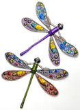 Running Low, Handpainted Dragonfly by Susan Clarke, 2", Metal Sew-Down, #SC 998-C
