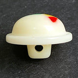 Vintage Splashes & Speckles from Japan, 5/8" Shank Back Buttons, Plastic, Pack of 10, #VB-40