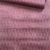 Dusty Mulberry Wandering Rectagles Ikat, Vintage Kimono Silk from Japan By the Yard  # 150