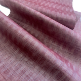 Dusty Mulberry Wandering Rectagles Ikat, Vintage Kimono Silk from Japan By the Yard  # 150