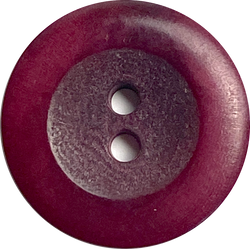 Plum 1" Purple Velvet Corozo Natural Tagua Round 2-Hole Button 26mm  #SK-576