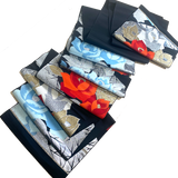 Red, Blue, Silver and Gold Large Roses Vintage Obi, Heavy Thick Silk and Metallic from Japan #222