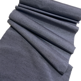 Slubby Blackish Indigo, Vintage Semi-Shiny Kimono Silk from Japan By the Yard,  #407