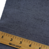Slubby Blackish Indigo, Vintage Semi-Shiny Kimono Silk from Japan By the Yard,  #407