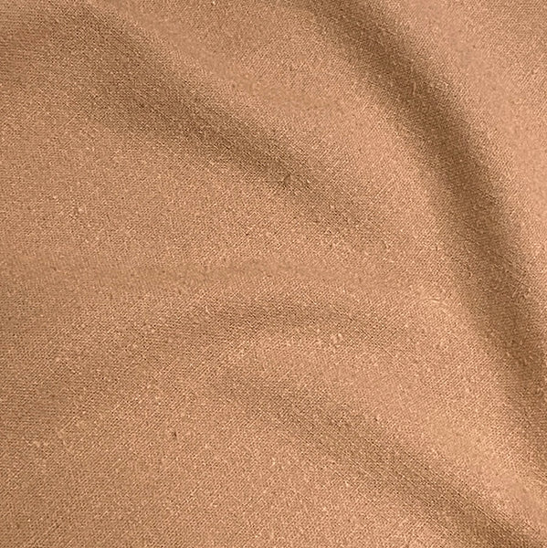 Light "Cork" Brown Raw Silk Noil 45" Wide By the Yard  #20522