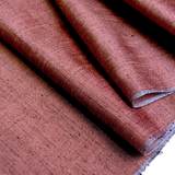 Slubby Copper Tsumugi Vintage Kimono Silk from Japan By the Yard   #410