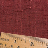 Slubby Copper Tsumugi Vintage Kimono Silk from Japan By the Yard   #410