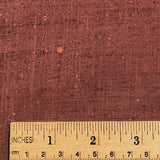 Slubby Copper Tsumugi Vintage Kimono Silk from Japan By the Yard   #410