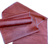 Slubby Copper Tsumugi Vintage Kimono Silk from Japan By the Yard   #410
