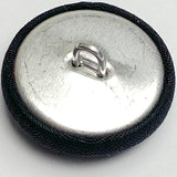 Solid Black 15/16" Fabric-Covered Shank Back Button  24mm #KB-928