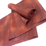 Copper Wine Blur Vintage Kimono Silk by the Yard from Japan #152