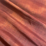Copper Wine Blur Vintage Kimono Silk by the Yard from Japan #152