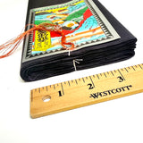 Mini Bolt of Solid Black Cotton Lining from Japan, Still Folded/Tied #289
